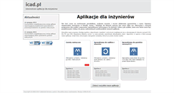 Desktop Screenshot of icad.pl